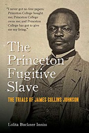 Front cover of Princeton Fugitive Slave by Lolita Buckner Inniss
