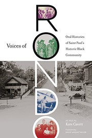 Front cover of Voices of Rondo by Kate Cavett