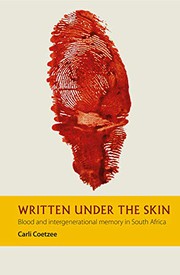 Cover of Written under the Skin by Carli Coetzee