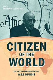 Front cover of Citizen of the World by Phillip Luke Sinitiere