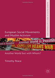 Front cover of European social movements and Muslim activism by Timothy Peace