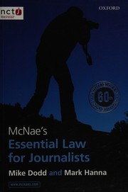 Cover of McNae's Essential Law for Journalists by David Banks