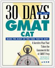 Front cover of 30 days to the GMAT CAT by Stewart, Mark A.