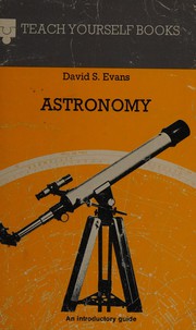 Cover of Astronomy by David S. Evans