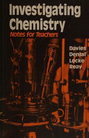 Cover of Investigating chemistry by L. Davies