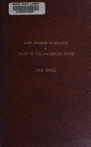 Cover of Easy cookin' in Nevada & tales of the Sagebrush State by June Broili