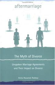 Front cover of Aftermarriage: the myth of divorce by Anita Wyzanski Robboy