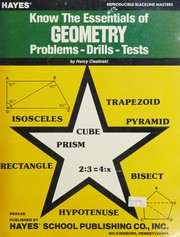 Front cover of Know the Essentials of Geometry by Henry Cieslinski