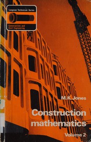 Cover of Construction mathematics by M. K. Jones