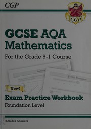 Front cover of GCSE AQA mathematics for the grade 9-1 course by Richard Parsons