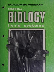 Cover of Merrill biology by Raymond F. Oram