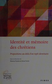 Front cover of Identité et mémoire des chrétiens by Étienne Pouliot
