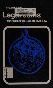 Front cover of Legal jams; aspects of Canadian civil law by Steven N. Spetz