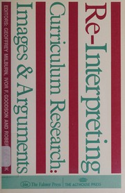 Cover of Re-interpreting curriculum research by G. Milburn