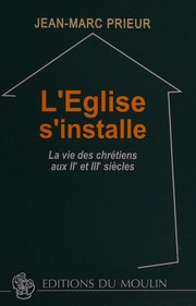 Front cover of L'Église s'installe by Jean-Marc Prieur
