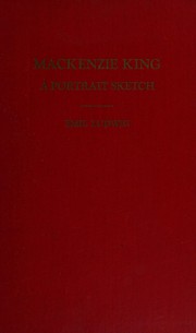 Cover of Mackenzie King by Emil Ludwig