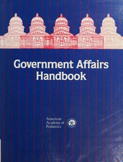 Front cover of Government affairs handbook by Judith Cohen Dolins