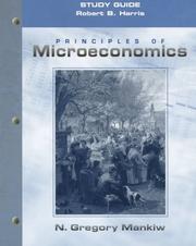 Front cover of Principles of Microeconomics (Study Guide) by N. Gregory Mankiw