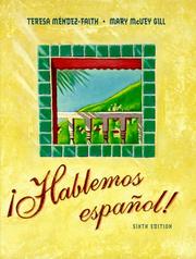 Cover of Hablemos Espanol by Teresa Mendez-Faith