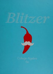 Front cover of College algebra by Robert Blitzer