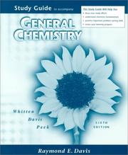 Front cover of General Chemistry Study Guide 6e by Kenneth W. Whitten