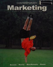 Front cover of Contemporary marketing by Louis E. Boone
