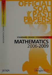 Front cover of Standard grade, foundation mathematics 2006-2009 by Scottish Qualifications Authority