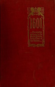 Cover of 1601 by Mark Twain