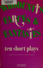 Cover of Whodunits, farces, and fantasies by Robert W. Boynton