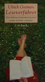 Front cover of Ulrich Greiners Leseverführer by Ulrich Greiner