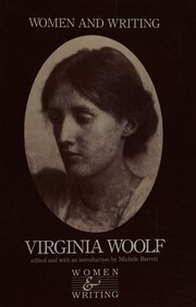 Front cover of Women and writing by Virginia Woolf