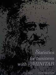 Front cover of Statistics for business with MINITAB by P. C. Bell