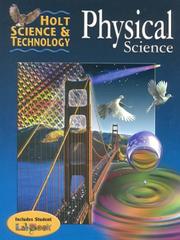 Cover of Holt Science & Technology by Holt Rinehart and Winston