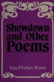 Cover of Showdown and Other Poems by Reese MacPhalen