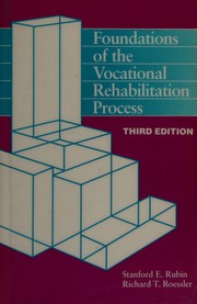 Cover of Foundations of the vocational rehabilitation process by Stanford E. Rubin