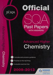 Front cover of Advanced higher chemistry, 2009-2013 by Scottish Qualifications Authority
