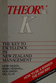 Front cover of Theory K by Kerr Inkson and  Brian Henshall and  Nick Marsh and  Gill Ellis