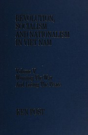 Front cover of Revolution, socialism and nationalism in Viet Nam by Ken Post