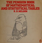 Front cover of The Penguin Book of Mathematical and Statistical Tables by R.D. Nelson
