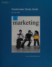 Front cover of Grademaker study guide for use with Marketing, fourth Canadian edition by Brian Broadway