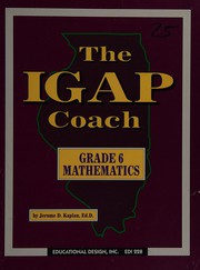 Cover of The IGAP coach by Jerome D. Kaplan