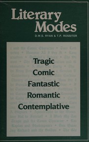 Cover of Literary modes by T. P. Rossiter