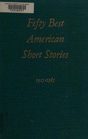 Front cover of Fifty Best American Short Stories by Martha Foley