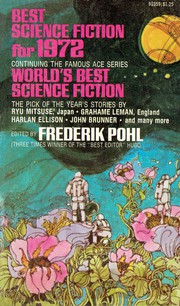 Front cover of Best Science Fiction for 1972 by Frederik Pohl