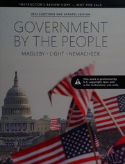 Front cover of Government By the People, 2014 Elections and Updates Edition by David B. Magleby