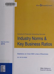 Cover of Dun & Bradstreet industry & financial consulting services by Dun & Bradstreet Information Services