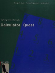 Cover of Calculator quest by Randy Bright