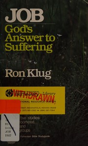 Cover of Job God's answer to suffering by Ron Klug