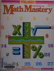 Cover of Milliken math mastery by Patricia Ann Lewis