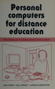 Cover of Personal computers for distance education by Ann Jones